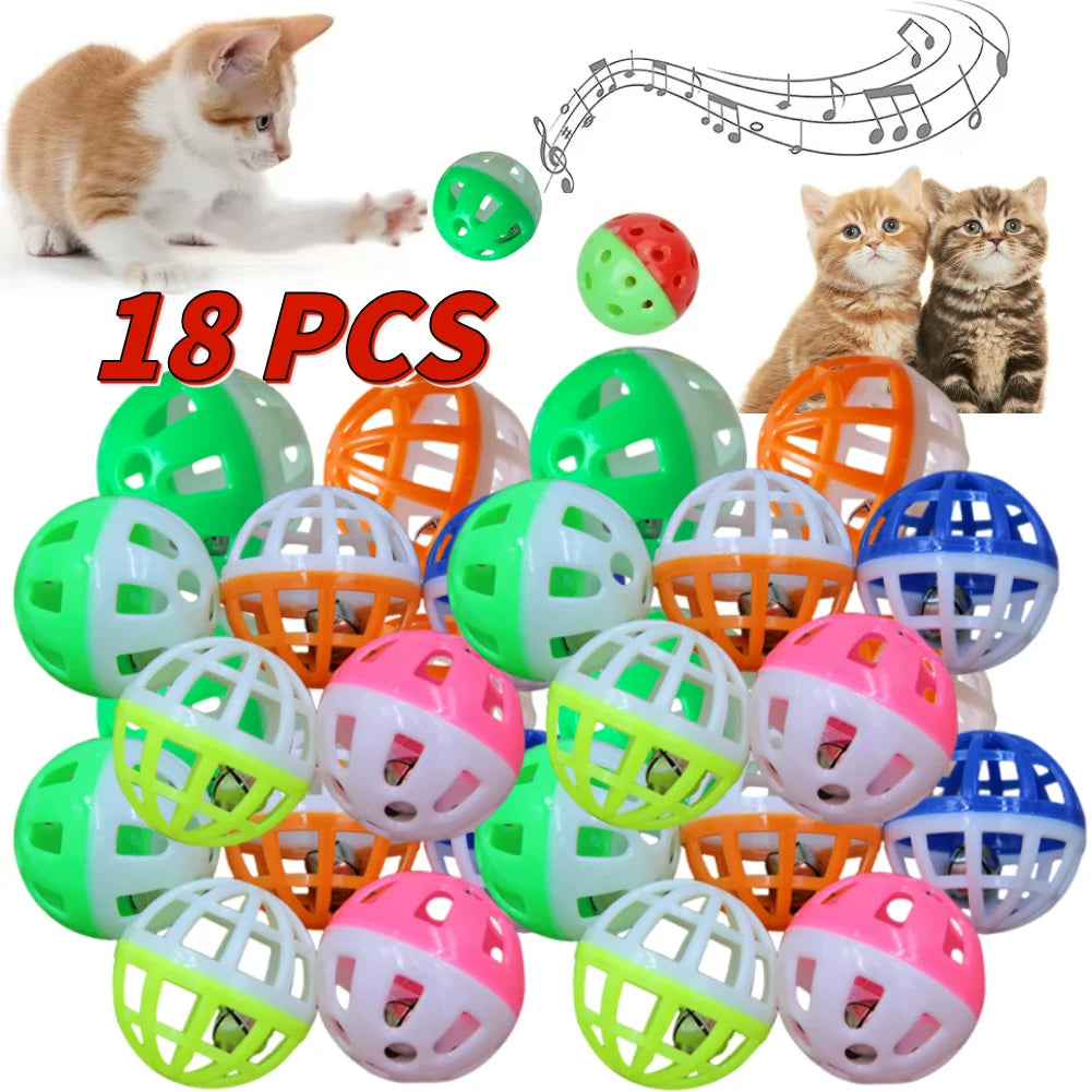 Hollow Training Jingle Bell Rattle Cat Toy