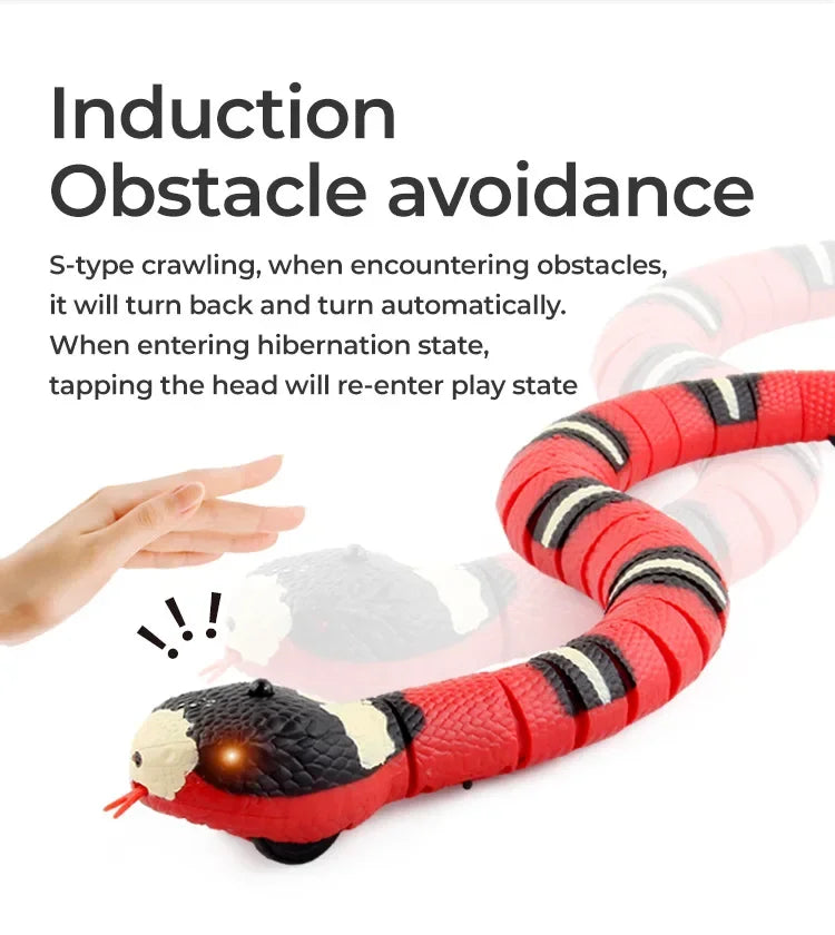 Smart Sensing Cat Toys Interactive Automatic Electronic Snake