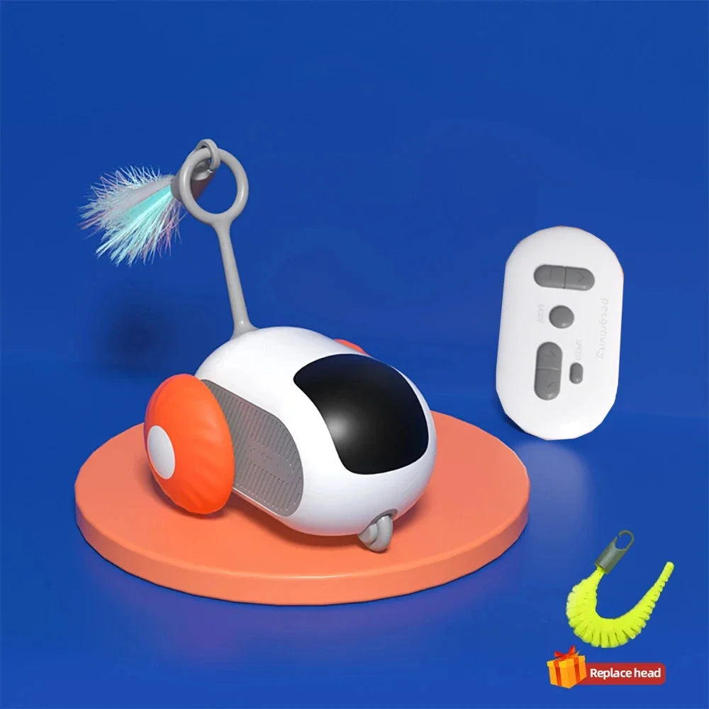 Smart Cat Toy - Automatic Remote-Controlled Interactive Toy for Cats & Dogs