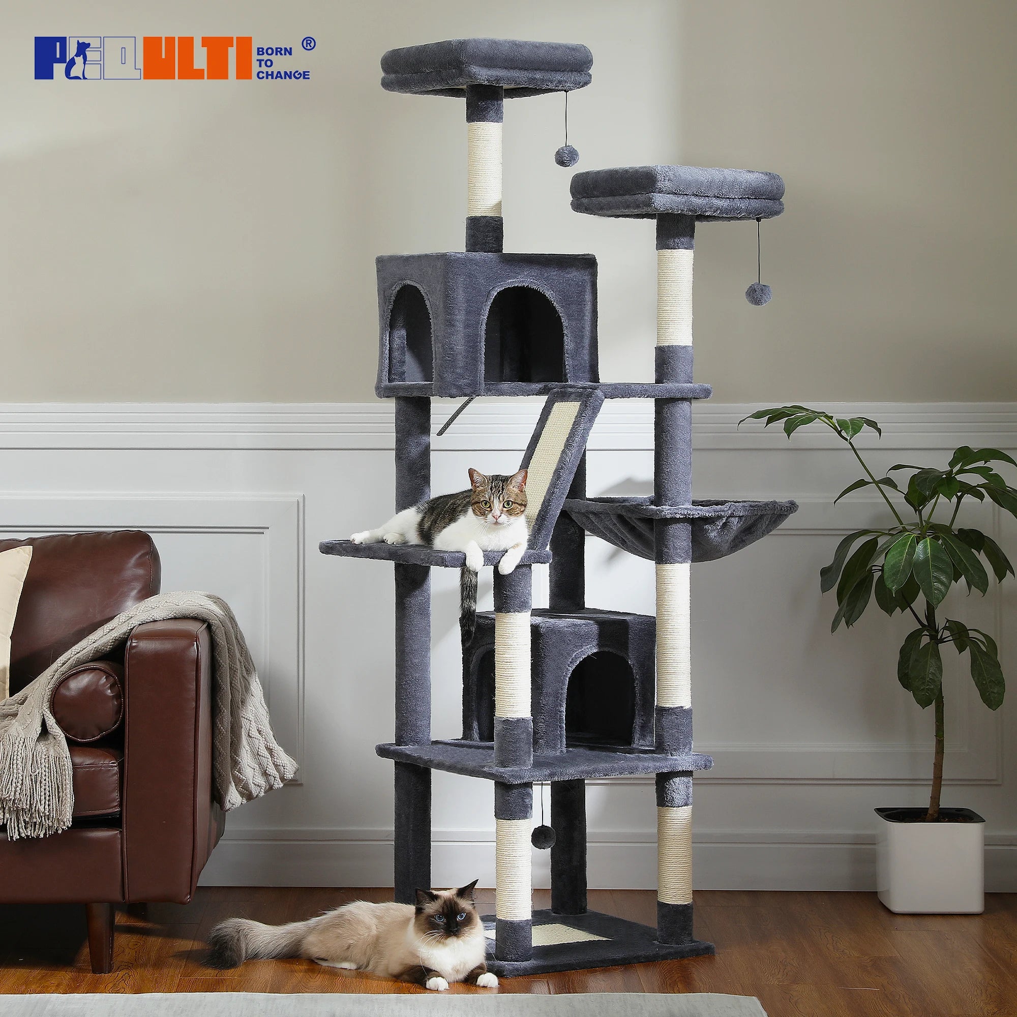 Large Cat Tree Tall Cat Tower