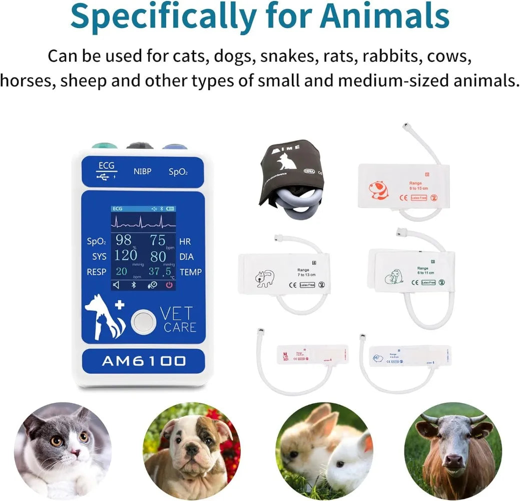 Veterinary Pet Monitor 6-Parameter Clinical Equipment