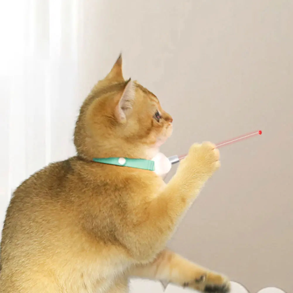 Interactive Infrared Cat Toy Collar