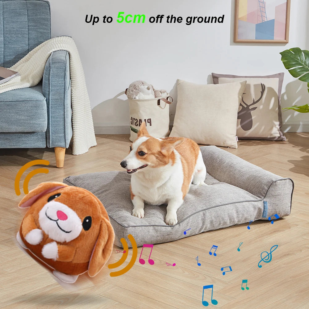 Interactive Pet Music & Vibration Jump Ball Toy