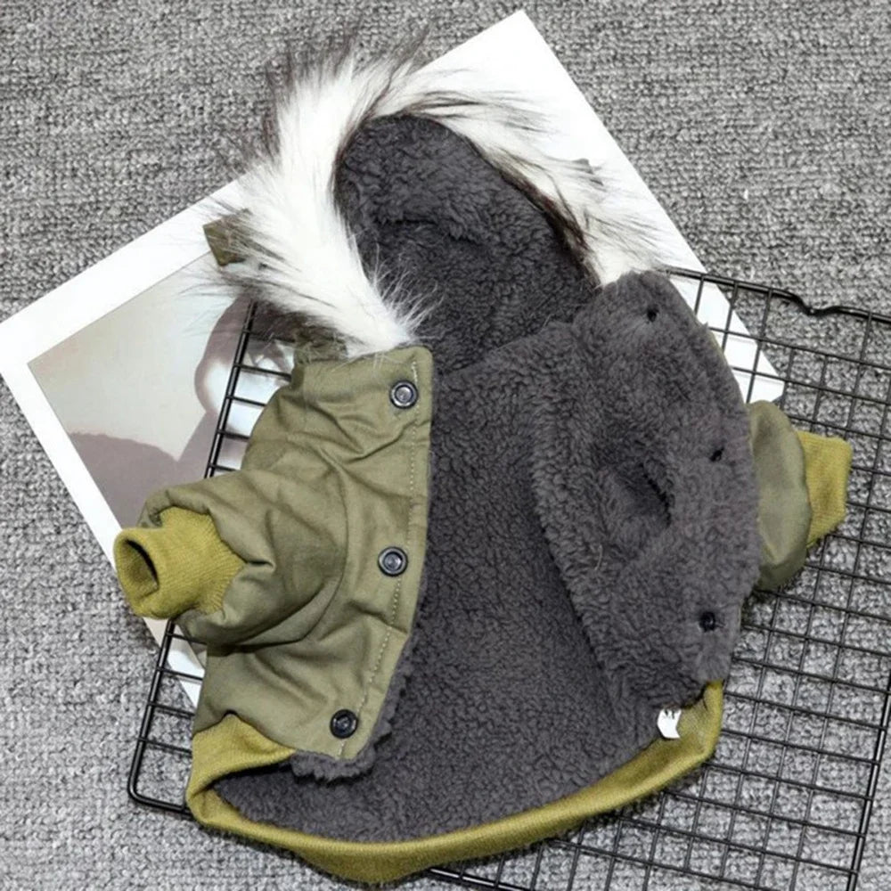 Winter Pet Hoodie for Small & Medium Dogs