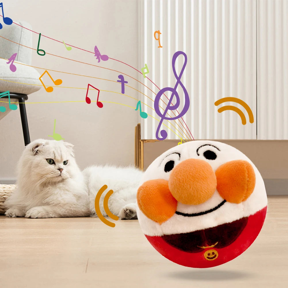 Interactive Pet Music & Vibration Jump Ball Toy