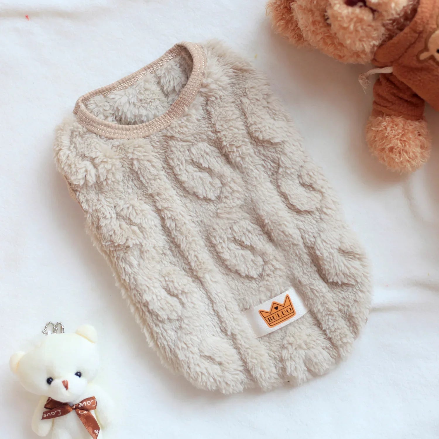 Soft Cozy Cat Clothes Fleece Sweatshirt for Small Pets