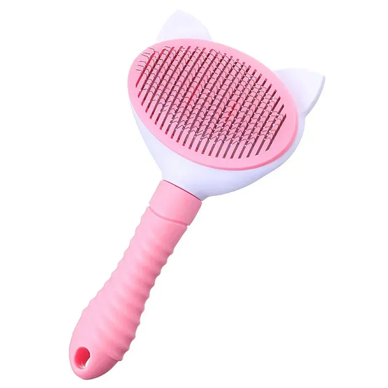 Self-Cleaning Pet Grooming Glove Brush for Dogs & Cats