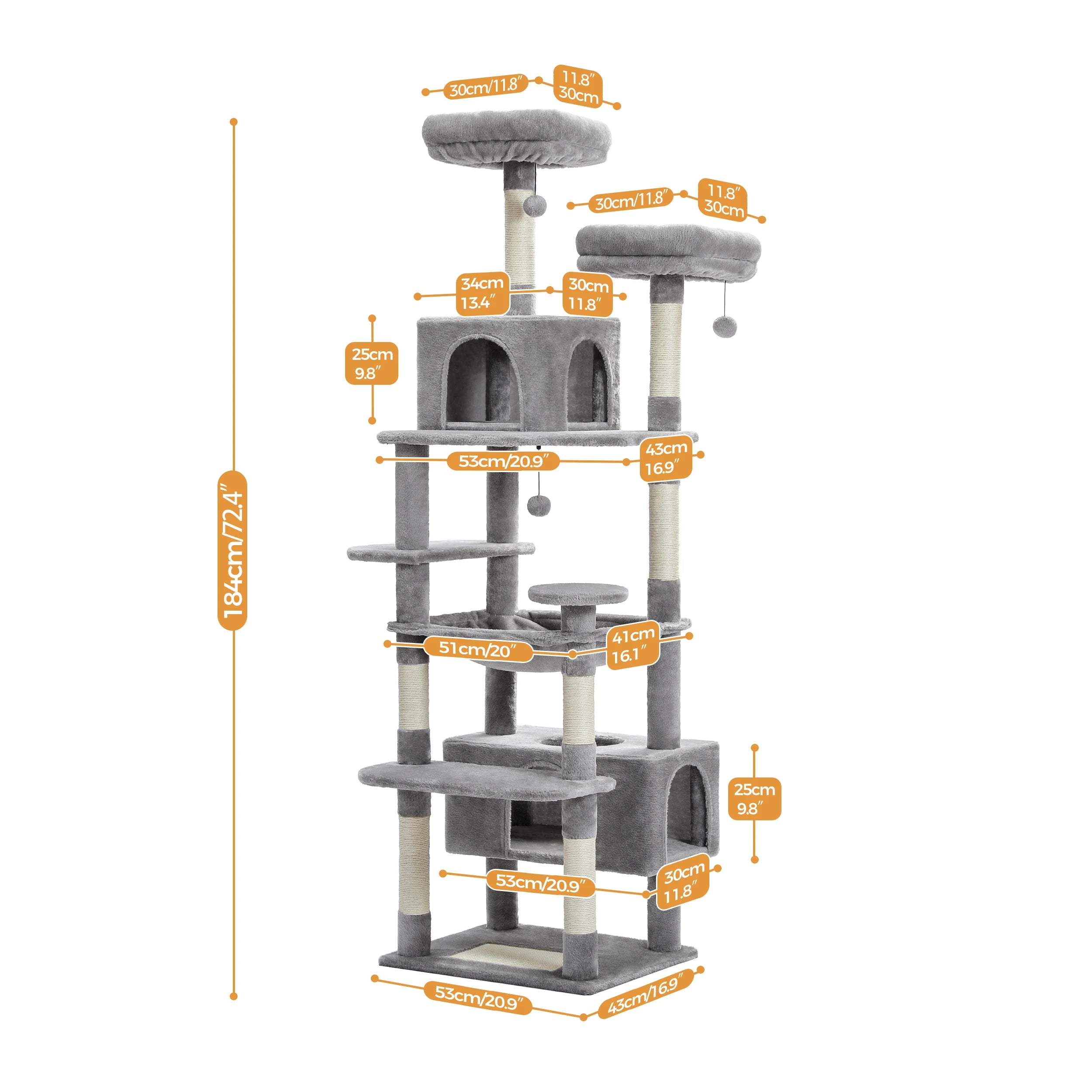 Large Cat Tree Tall Cat Tower