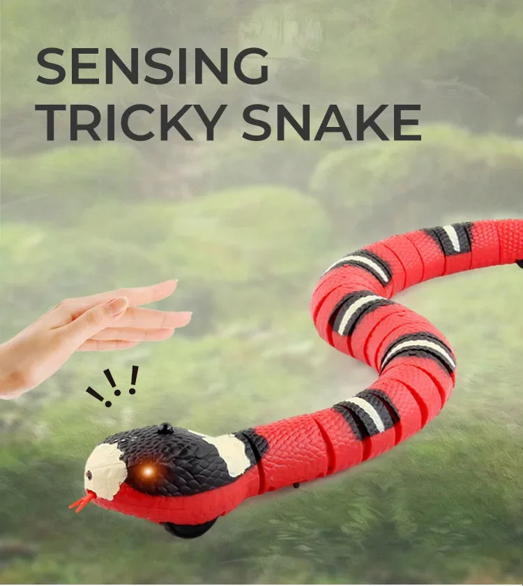 Smart Sensing Cat Toys Interactive Automatic Electronic Snake