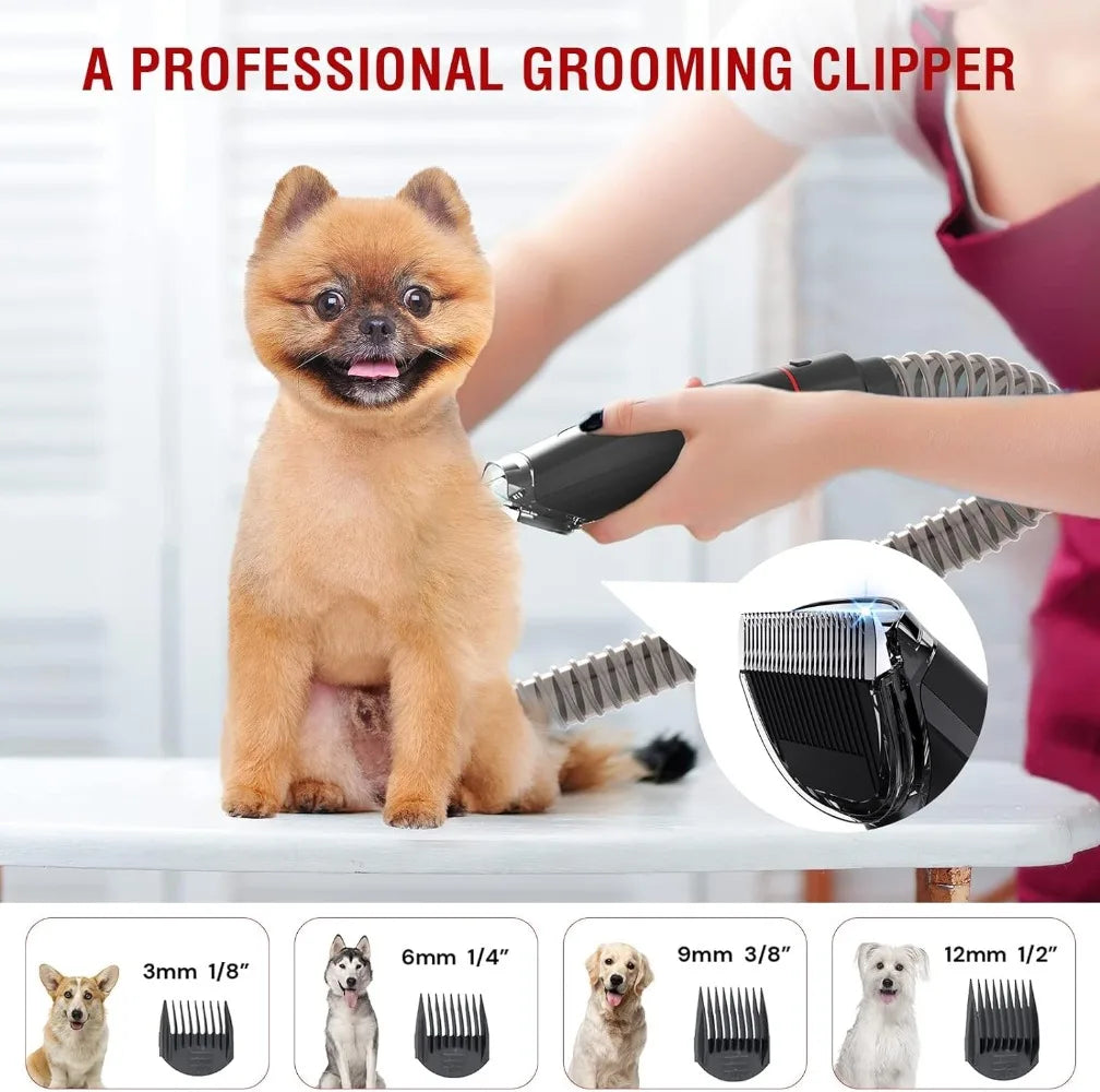 6-in-1 Pet Grooming Kit with Vacuum