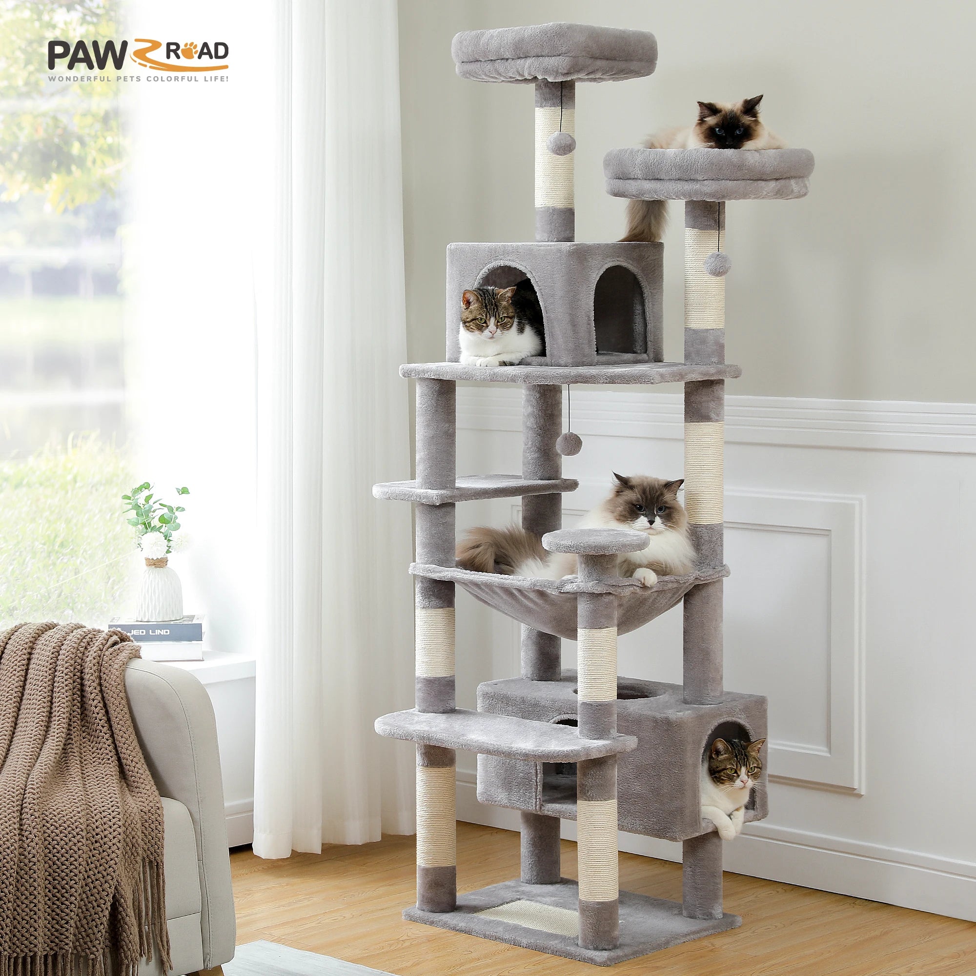 Large Cat Tree Tall Cat Tower