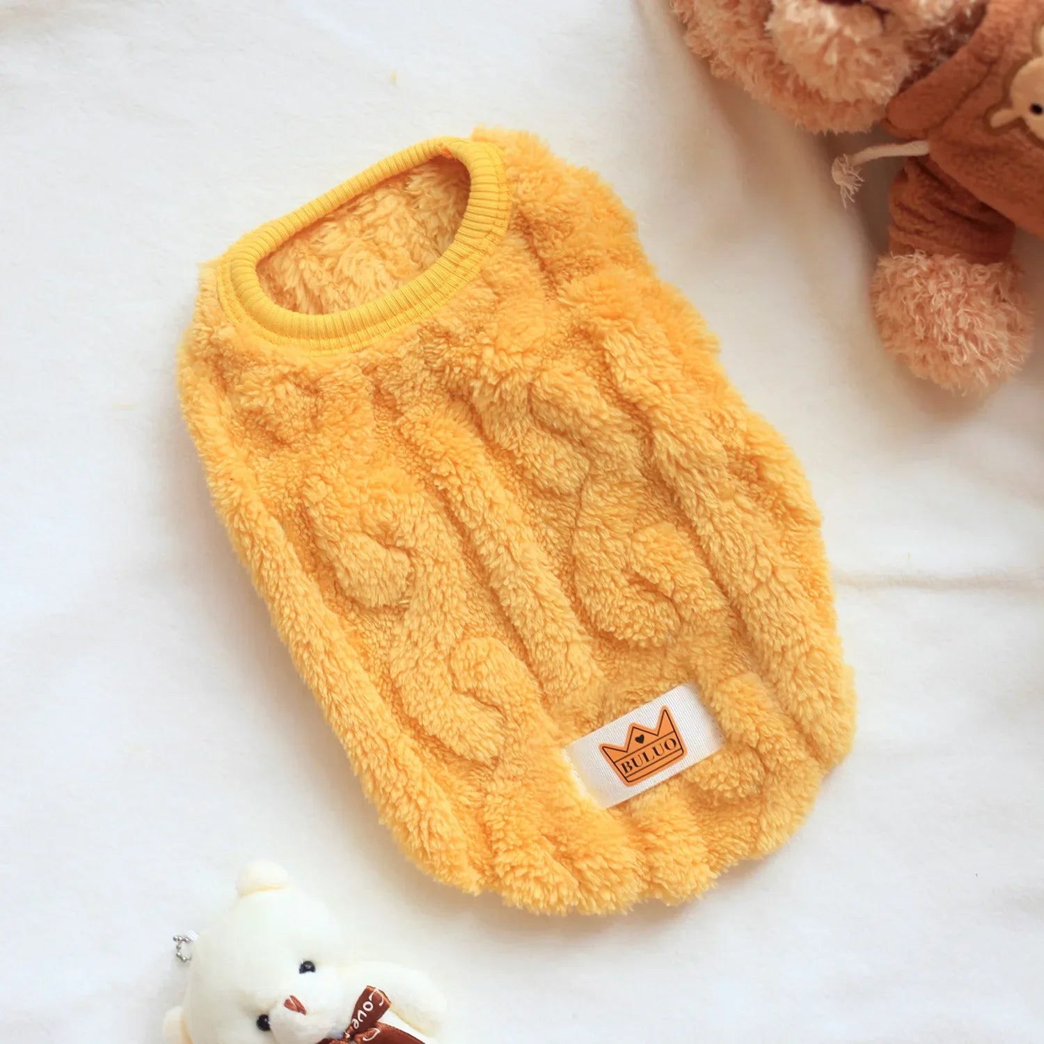 Soft Cozy Cat Clothes Fleece Sweatshirt for Small Pets