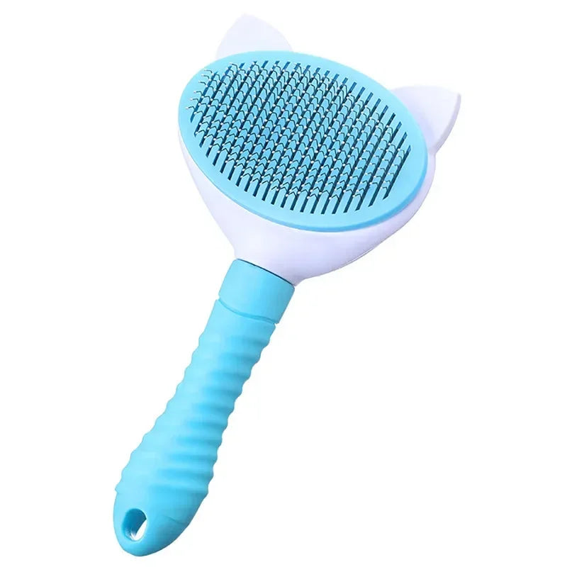 Self-Cleaning Pet Grooming Glove Brush for Dogs & Cats