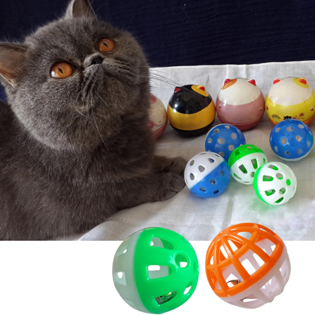 Hollow Training Jingle Bell Rattle Cat Toy