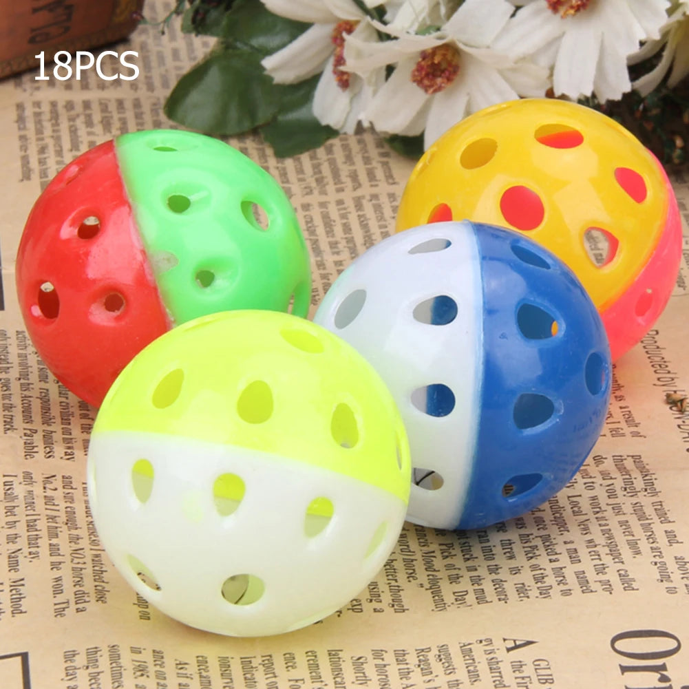 Hollow Training Jingle Bell Rattle Cat Toy