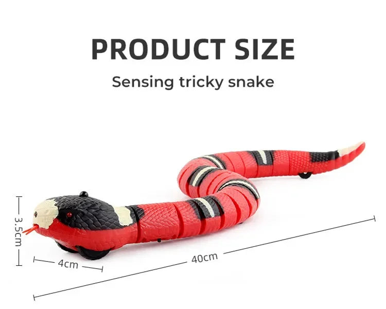 Smart Sensing Cat Toys Interactive Automatic Electronic Snake