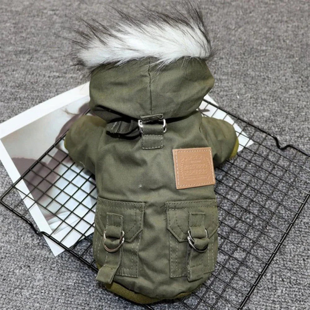 Winter Pet Hoodie for Small & Medium Dogs