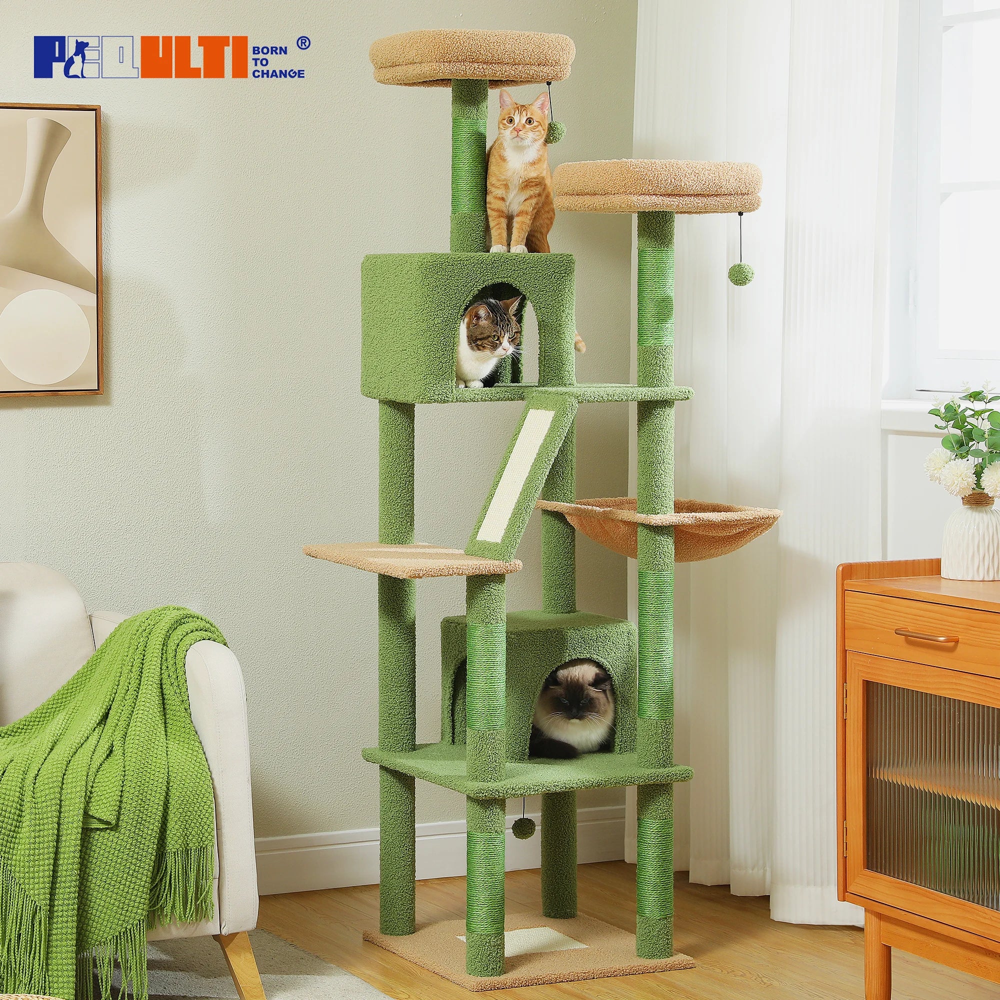 Large Cat Tree Tall Cat Tower