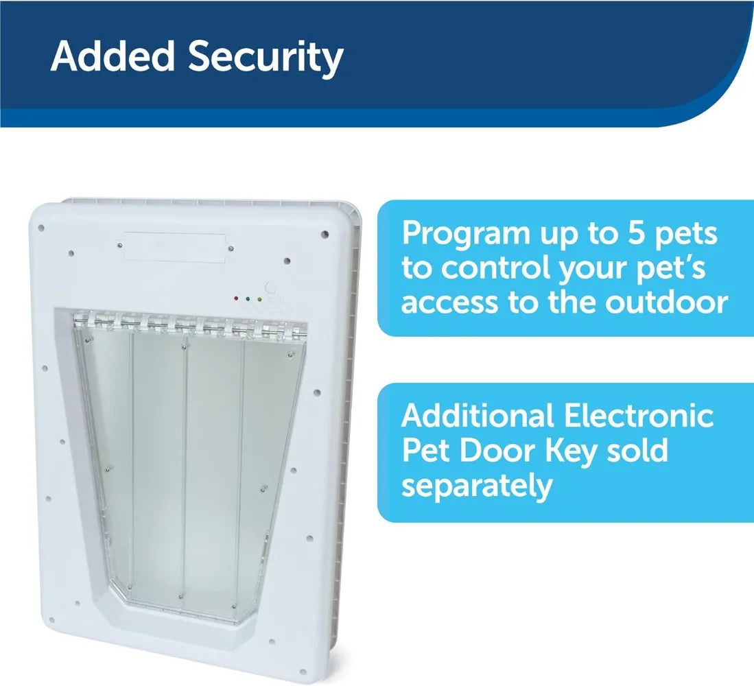 Electronic Pet Door for Large Pets (Up to 100 lbs)