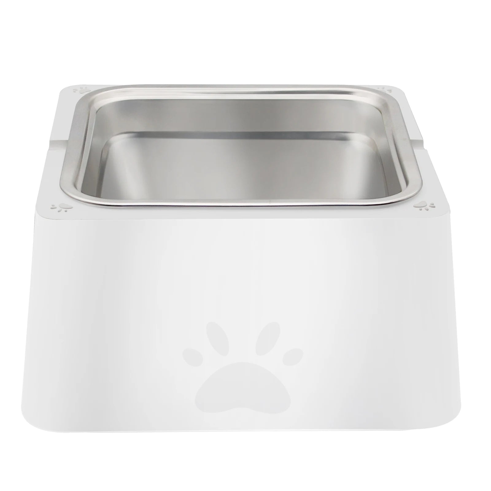 4L Large Dog Water Bowl with Stainless Steel Design