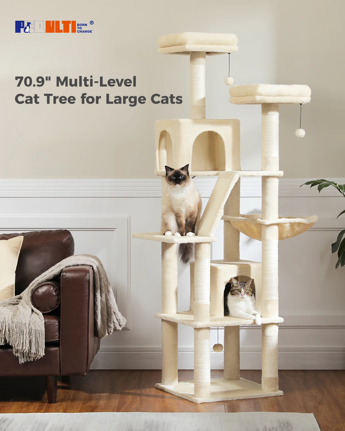 Large Cat Tree Tall Cat Tower