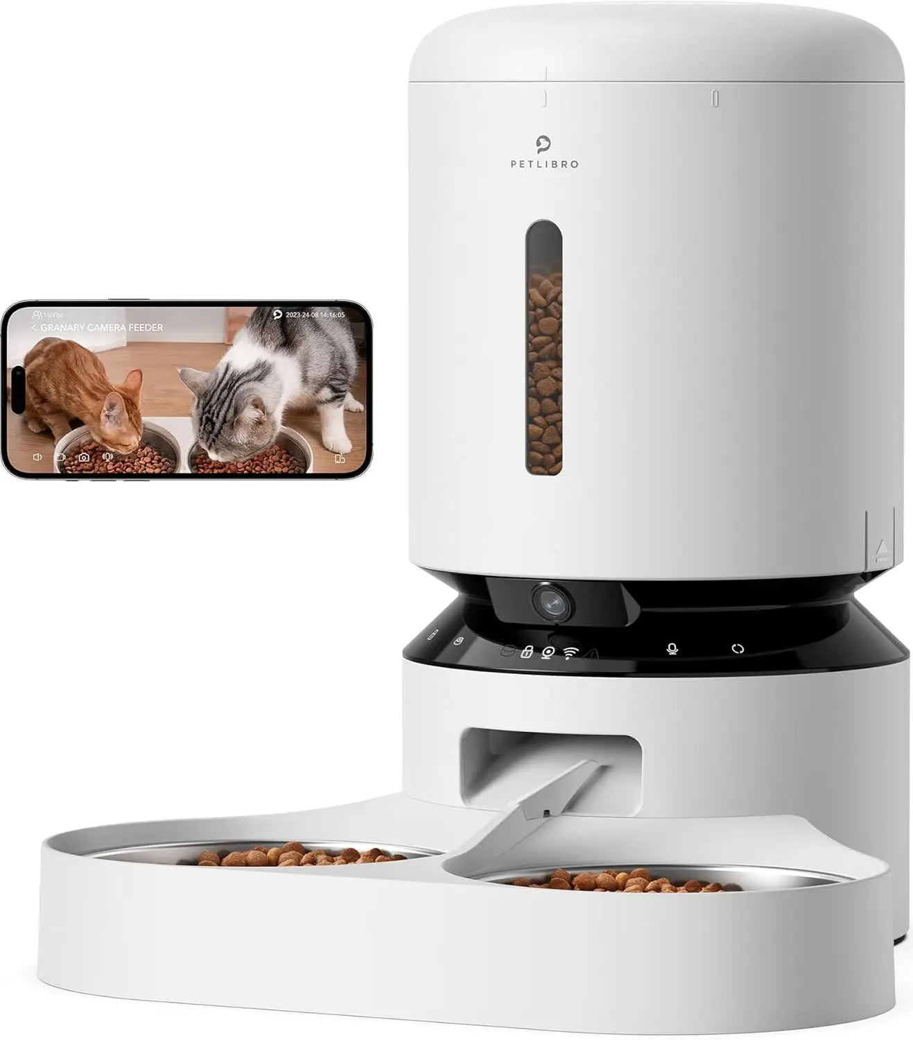 Smart Automatic Cat Feeder with Camera & App Control