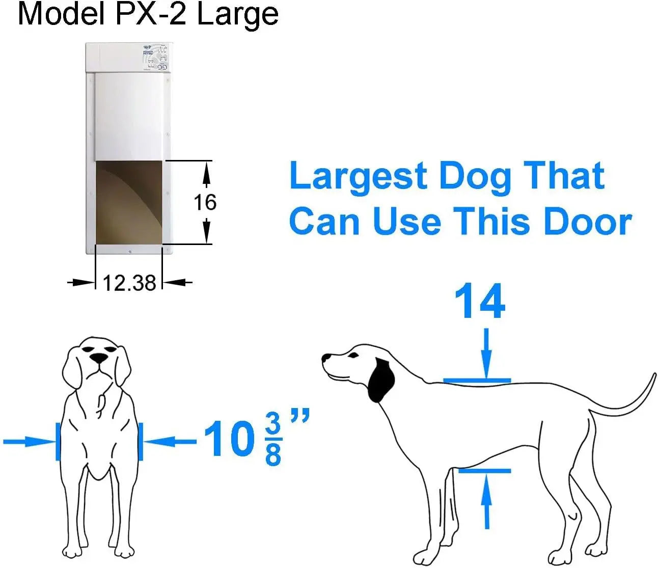 Electronic Dog Door - WiFi Enabled with Ultrasonic Collar