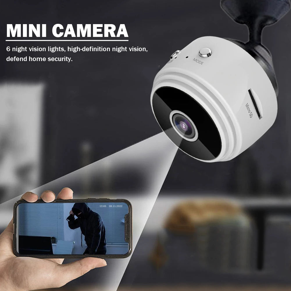 A9 Mini WiFi Security Camera - Wireless Monitoring for Home & Pets