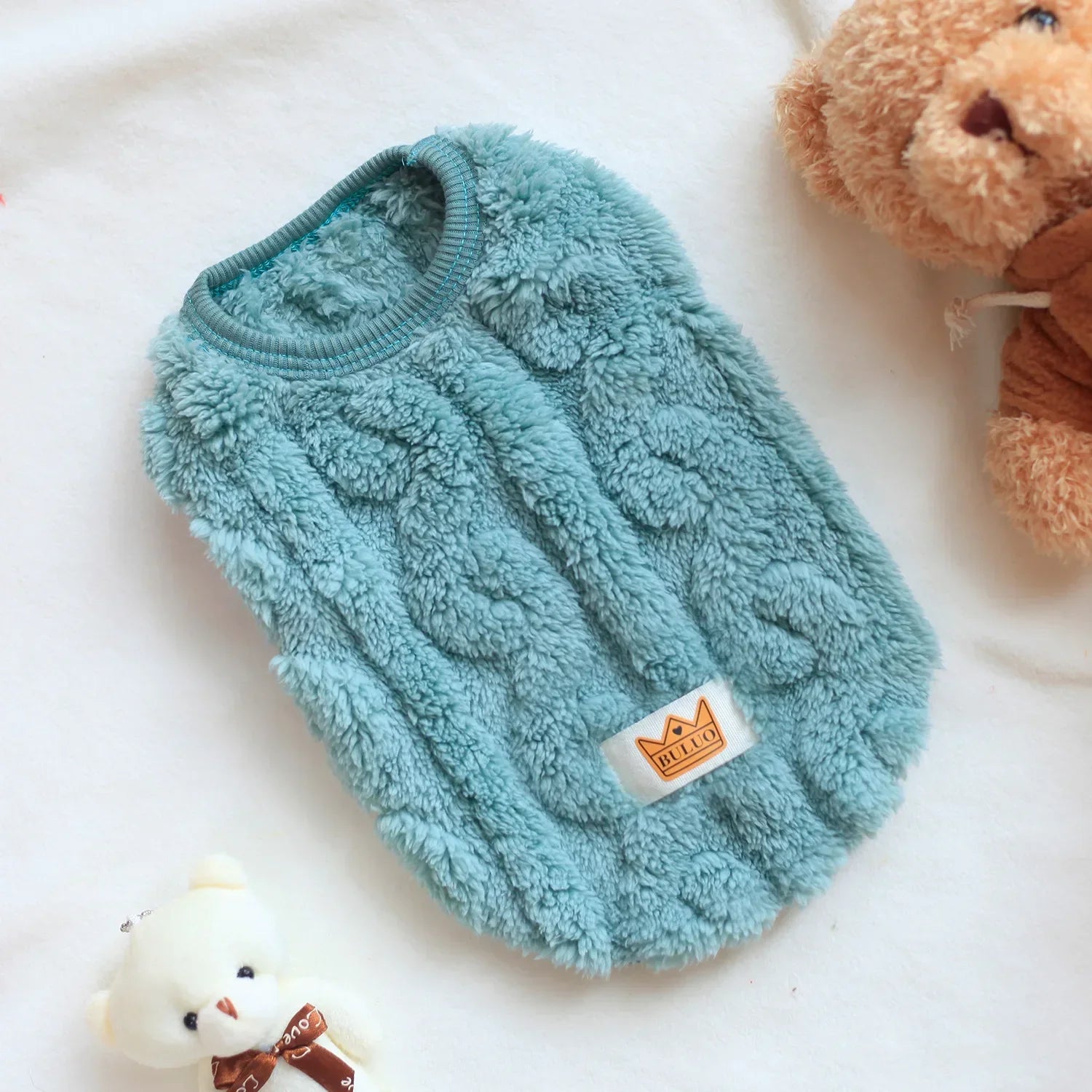 Soft Cozy Cat Clothes Fleece Sweatshirt for Small Pets