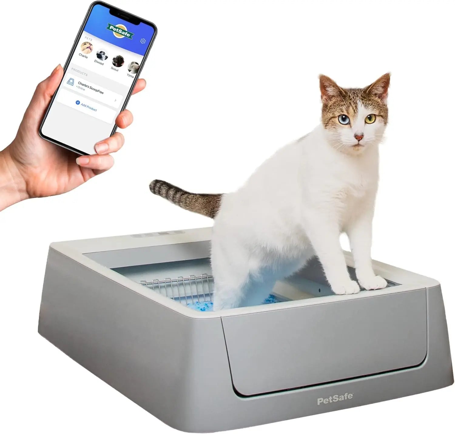 Smart Self-Cleaning Cat Litter Box with WiFi & Odor Control