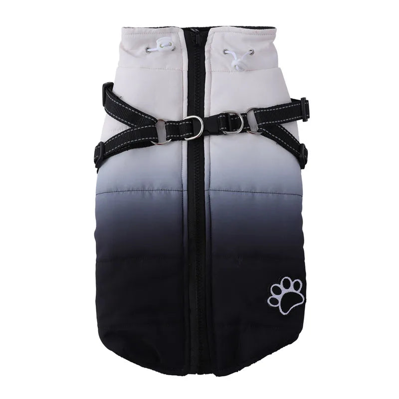 Pet Dog Winter Warm Jacket with Harness