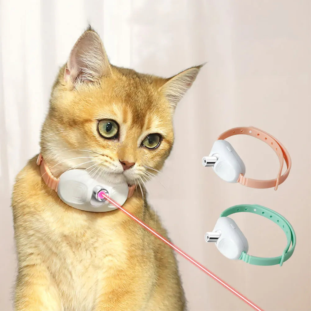 Interactive Infrared Cat Toy Collar