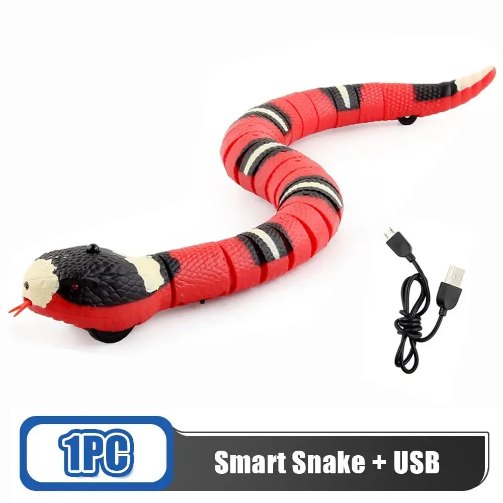 Smart Sensing Cat Toys Interactive Automatic Electronic Snake