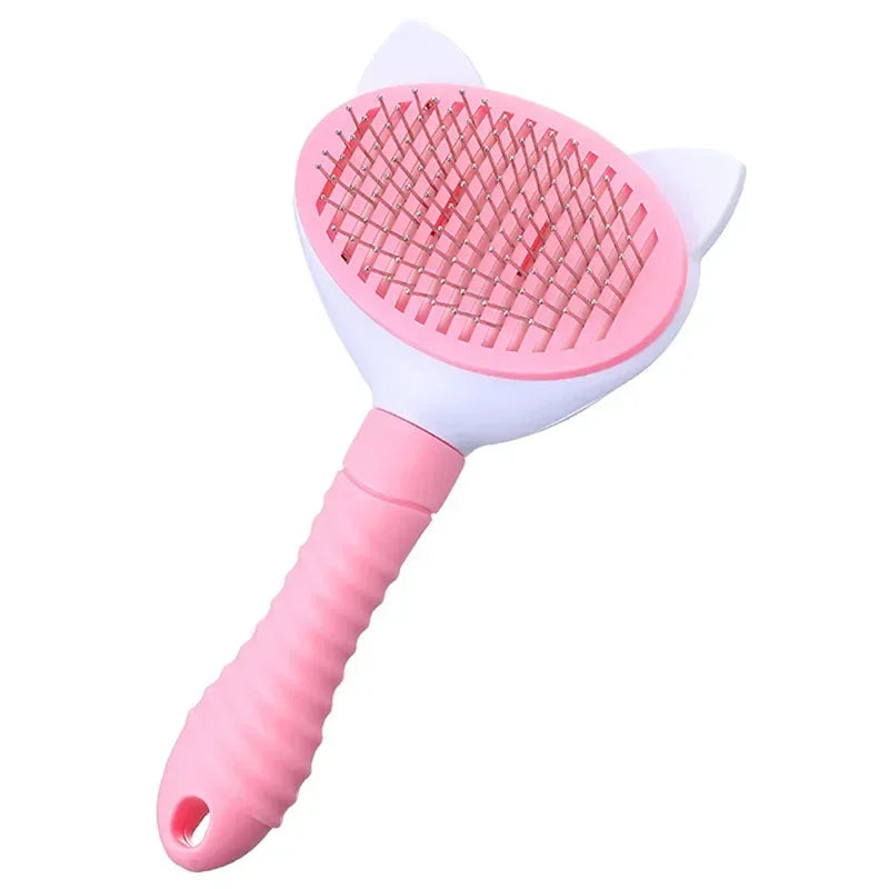 Self-Cleaning Pet Grooming Glove Brush for Dogs & Cats