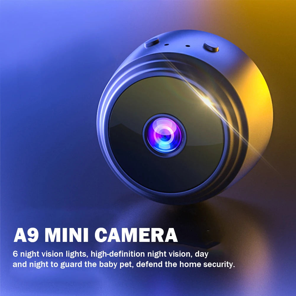 A9 Mini WiFi Security Camera - Wireless Monitoring for Home & Pets