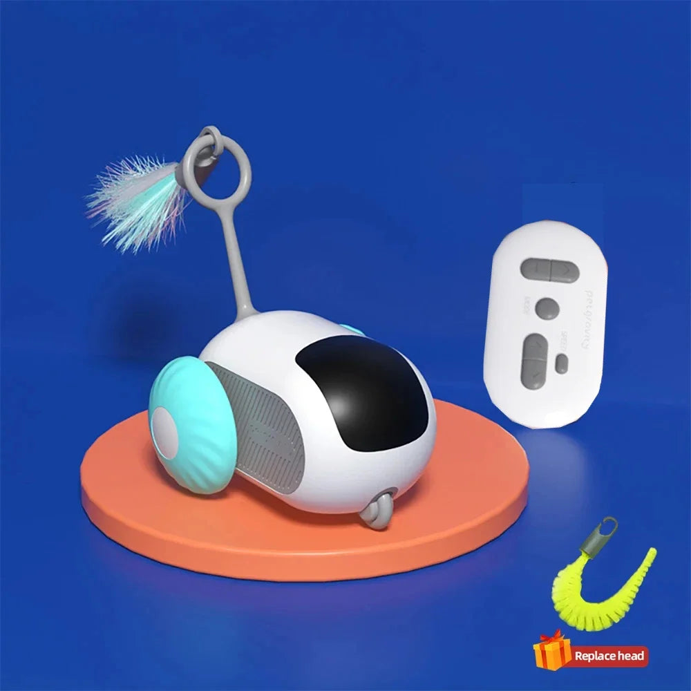 Smart Cat Toy - Automatic Remote-Controlled Interactive Toy for Cats & Dogs