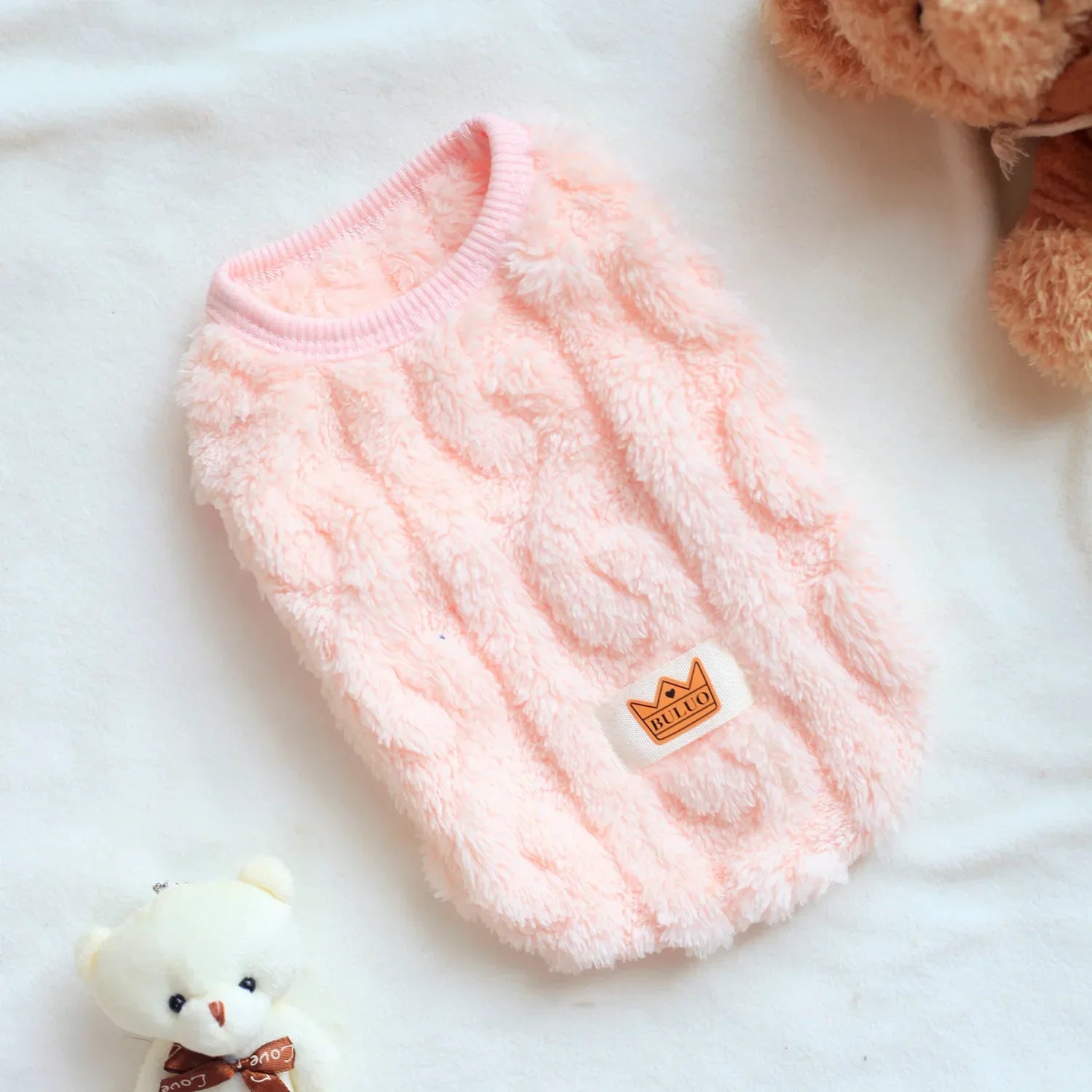 Soft Cozy Cat Clothes Fleece Sweatshirt for Small Pets