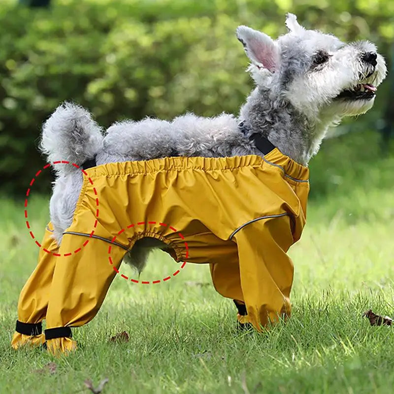 Dog Suspender Boots with Adjustable Suspenders - Anti-Slip Polyester Pet Shoes