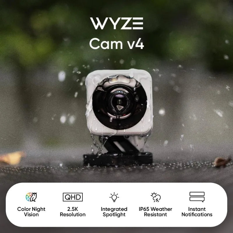 Cam V4 2K HD Wi-Fi Security Camera