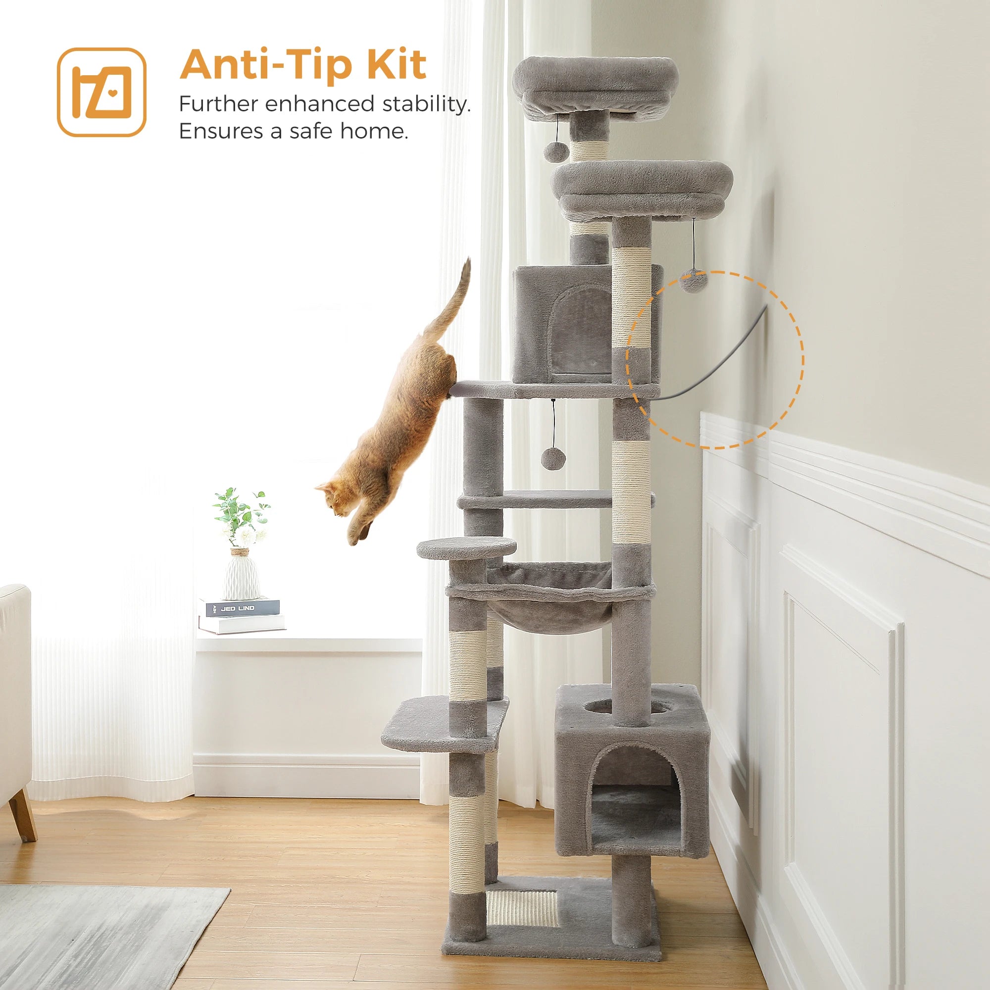 Large Cat Tree Tall Cat Tower