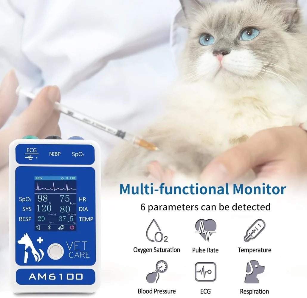 Veterinary Pet Monitor 6-Parameter Clinical Equipment